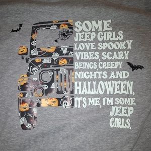 3xl tee Spookey Jeep girls gray